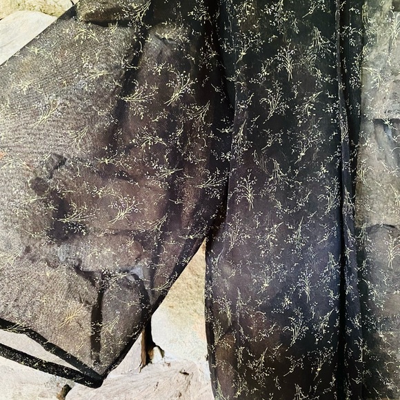 Size:M Ankle length kimono sheer blouse - Picture 1 of 3